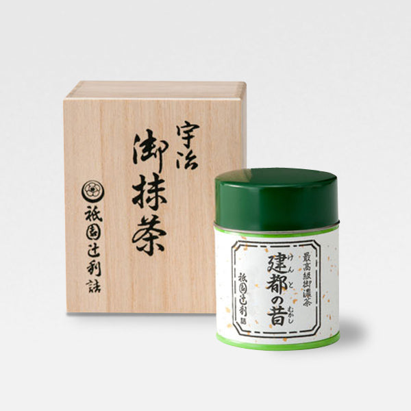 抹茶 建都の昔 40g（木箱入り） – 祇園辻利 茶寮都路里 オンラインショップ