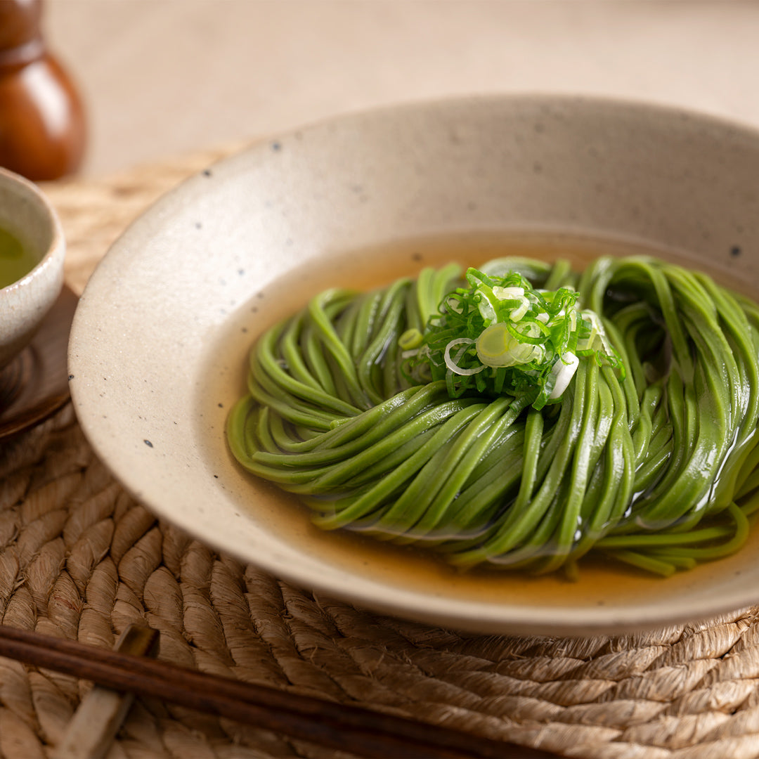 抹茶うどん 180g(めんつゆ20ml×2個付) – 祇園辻利 茶寮都路里