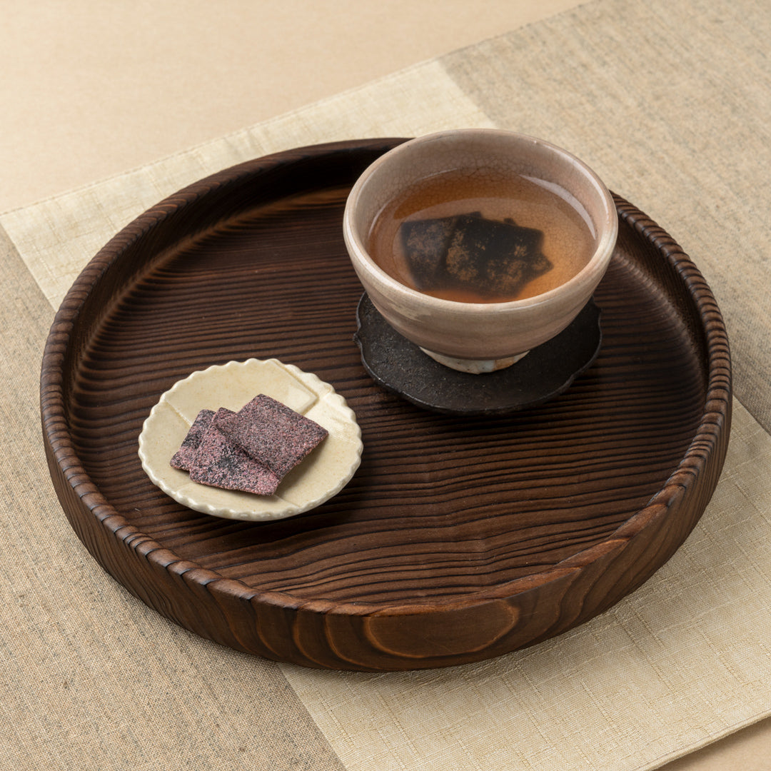 茶道具 布目膳10客 茶道具】前大徳寺 福本積應和尚筆「青松多寿色」一行 茶掛 掛軸