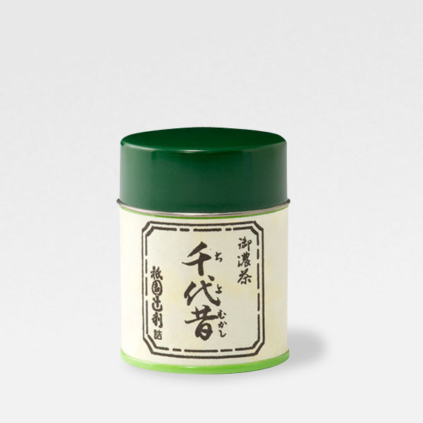 【高級宇治抹茶】初昔40g×2・千代昔40g×2缶　4缶セット　高級薄茶 抹茶 千代昔 40g – 祇園辻利 茶寮都路里 オンラインショップ